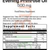 Organic Evening Primrose Oil 500 mg 100 Softgel