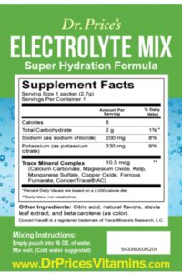 Electrolyte Mix от Dr.Price(Лимон -Лайм)