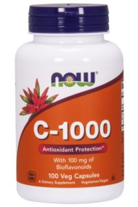 Now Foods, C-1000, с 100 мг биофлавоноидов, 100 растительных капсул